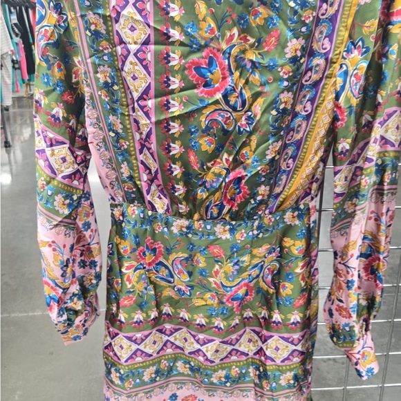 Zara Multicolor Floral Mini Dress - Picture 2 of 2